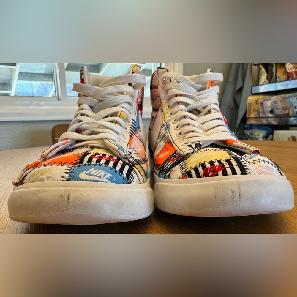 Nike Blazer Mid Patchwork Sneaker 10.5 - Picture 7 of 9